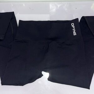 Dfyne black leggings- high rise